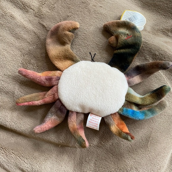 Claude the crab beanie baby - Picture 9 of 13